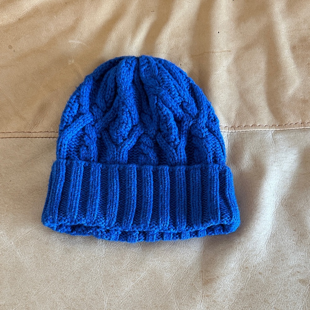 American Eagle Outfitters Blue Knit Beanie